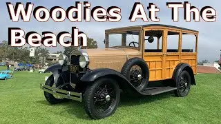 Woodies At The Beach 2022 Classic Car Show In Santa Barbara