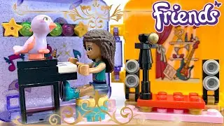 Lego Friends  Andrea's Play Cube Singer 41400 - Lego Friends Build & Review