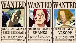 All Top 10 Strongest  Members of The Red Haired Pirates | One Piece
