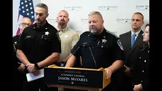 Sheriff Karl Leonard speaks about Democratic attorney general candidate Jay Jones