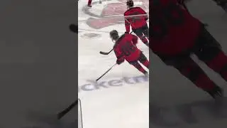 Jack Hughes NJ Devils Rips Shots During Warmups