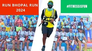 Vlog #RunBhopalRun 2024 Experience as a Pacer🏃 #fitness #mentalhealth #varunnamdev #insta360