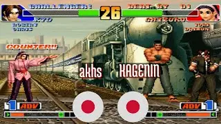 King of Fighters 98 (FT10) - akhs (JP) vs KAGENIN (JP) - 2021-06-27