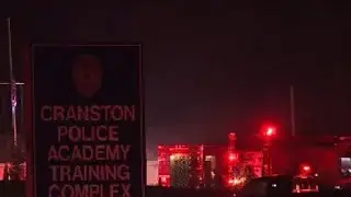 Fire at Cranston Police Training Complex
