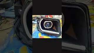 Biled Mobil APV, Pik Up Pasang Variasi Lampu Biled & Lampu Alis RGB Bluetooth,
