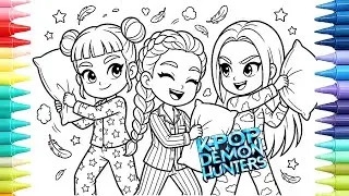 &ldquo;KPOP Demon Hunter Girls Pillow Fight | Cute & Relaxing Long Video&rdquo;