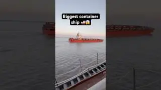 Biggest Cargo Ship 🚢😱&hellip;#automobile #ship #containership