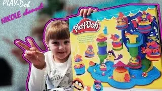 Nikole Открываем игровой набор  Play-Doh  Cupcake Celebration