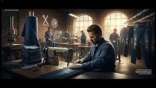 How Denim Jeans Are Made (Factory Process) | Indigo Dyeing, Weaving, Sewing & Wash Finish |  ASMR