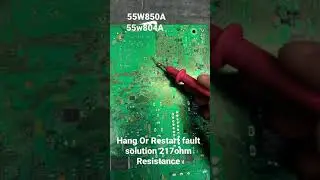 sony tv 55w850 restart fault