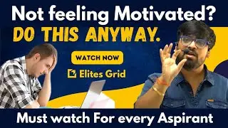 Not Feeling Motivated ? Do This Anyway | Cat 2025 | Must watch for Every Aspirant.