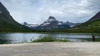 Hike around Swiftcurrent Lake Many Glacier first 10 minutes