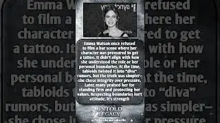 Emma Watson Refused a Scene to Protect Her Boundaries 👍