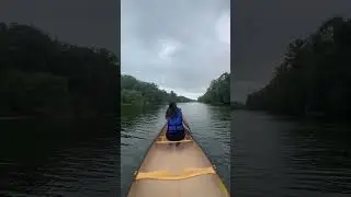Scenic Canoe Ride Down Serene River