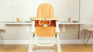 StarAndDaisy 4-in-1 Multifunctional High Chair for Babies, Booster Seat with Detachable Tray - Brown