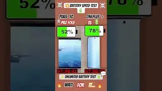 🔥💀 PIXEL 10 PRO FOLD VS ONEPLUS 15 BATTERY 🔋 TEST!!#google #oneplus #shorts=73670408