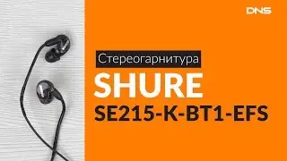 Распаковка стереогаритуры SHURE SE215-K-BT1-EFS / Unboxing SHURE SE215-K-BT1-EFS