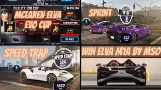 CSR 2 | McLaren Elva EVO Cup | Times to Beat & Final Time, Sprint & Speed Trap Races