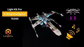 Remote + Sound Light Kit For LEGO Star Wars 75355 X-Wing Starfighter X-Wing Starfighter 75355