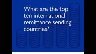 Top countries sending remittances in 2018