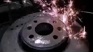 CNC Hypertherm Powermax 45 xp cutting brake disc