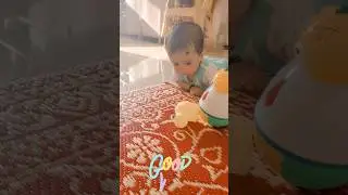 Commando Crawling Baby Shreyansh | Cute Crawling Milestone 💙