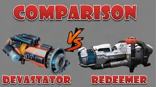 Devastator vs Redeemer heavy weapon comparison war robots