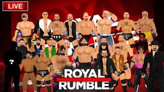 AdamIsLive🔴 ! WWE ROYAL RUMBLE ! WRESTLING REVOLUTION 3D
