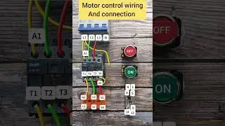 motor control wiring #shortvideos #electricalshorts #electricaltips #tiktokvideo #electricalwiring