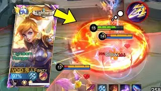 FANNY LIGHTBORN GAMEPLAY SUPER DAMAGE⚡️FANNY GAMEPLAY RANKGAME - MLBB