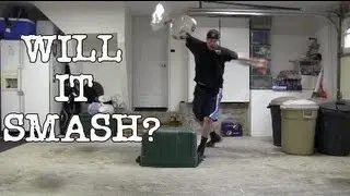 WILL IT SMASH? (L.A. BEAST sees if his mom's fine china will pass the durability test)