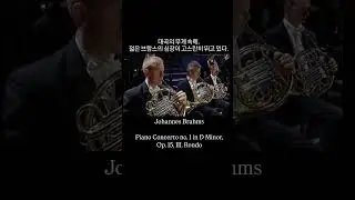 Johannes Brahms - Piano Concerto no. 1 in D Minor, Op. 15, III. Rondo, 연주자 - Sunwook Kim (김선욱)
