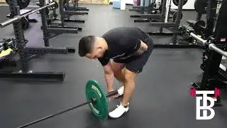 Kickstand Landmine Romanian Deadlift