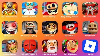 ESCAPE THE HAUNTED HOSPITAL.GRANNYS COTTAGE.ESCAPE THE ZOMBIE LAB.ROBLOX.EVIL KINDERGARTEN...