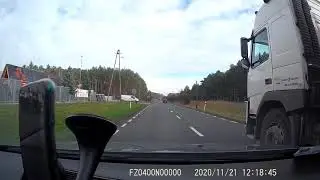 O krok od wypadku, droga krajowa 32, Jaromierz