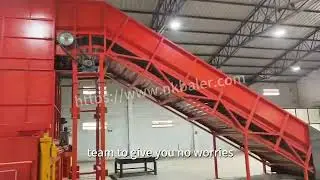 MSW Baling Compactor Press Machine#baler #baling #recycling #msw