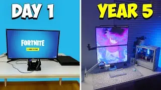 5 Year Gaming Setup Progression...