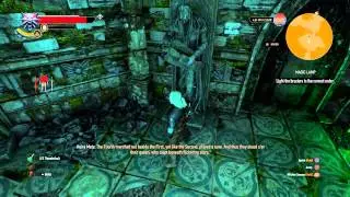 The Witcher 3: Wild Hunt Wandering in the dark quest Door riddle