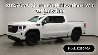 2025 GMC Sierra 1500 Elevation 4WD 4D Crew Cab VIN: 3GTUUCED7SG167201 Stock: D26040A