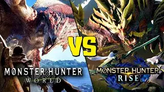 Monster Hunter World VS Monster Hunter Rise: QUAL É O MELHOR PARA VOCÊ COMEÇAR ?