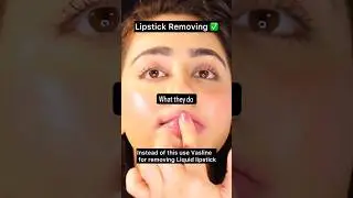 how to remove Matte lipstick #lipstick #lipstickremover #howtoremovelipstick #lipstickhacks #shorts