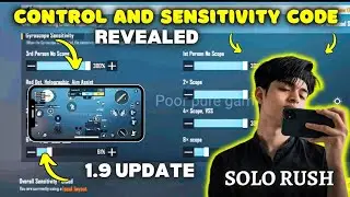 Pro Secret 🤫🤫 l Solo Rush Control Code 2022 l Solo Rush Sensitivity Code 2022 l @SoloRush03