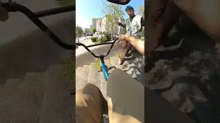 Merdivenleri &ccedil;ıkarken yaşadığım olaya bakın&hellip; #bmx #bisiklet #bike #youtubeshorts #shorts