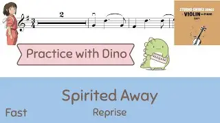 Spirited Away - Reprise - Violin Tutorial