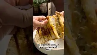 Creamy Mushroom Sandwich #sandwich #mushroom #food #paneer #easyrecipe #shortvideo #shorts