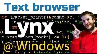 Text browser "Lynx" under Windows OS