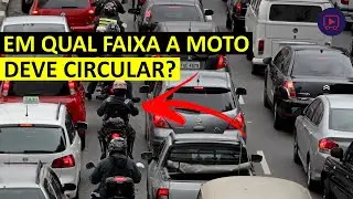 Moto tem que circular na faixa ADJACENTE?
