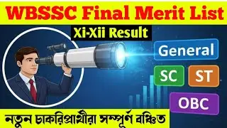 WBSSC SLST XI-XII Final Panel Merit list pdf 2026