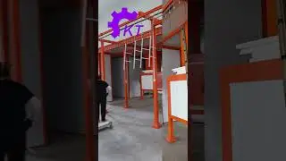 We are the source manufacturer of electrostatic powder coating line.🧐🤝 #factory #industrialcoatings