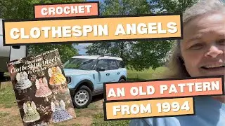 Crochet Clothespin Angle ...A 1994 pattern